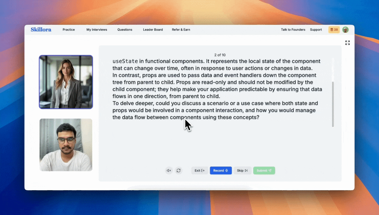 Get Grilled by Follow-up Questions